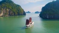 Prince Junk Private Cruise Bai Tu Long Bay 3 Days 2 Nights | Boutique Luxury Wooden Cruise from Hanoi
